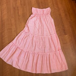 Pinstripes maxi skirt